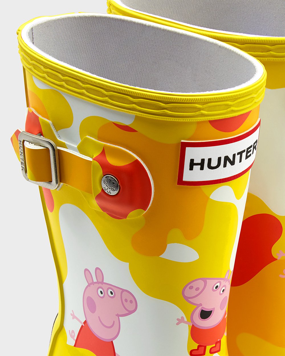 Botas de Lluvia Hunter Niños - Original Little Peppa Pig - Amarillos - DXUKJQN-24